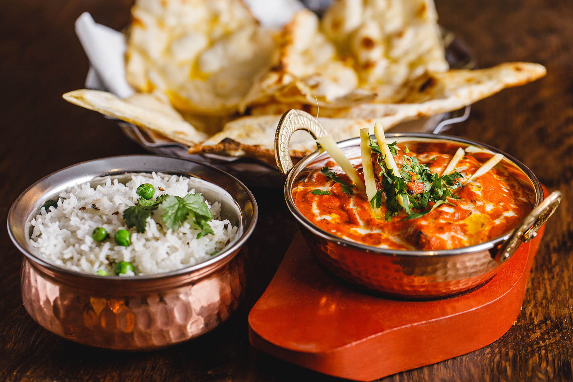 Indian food served at Smokey Barrels Birmingham