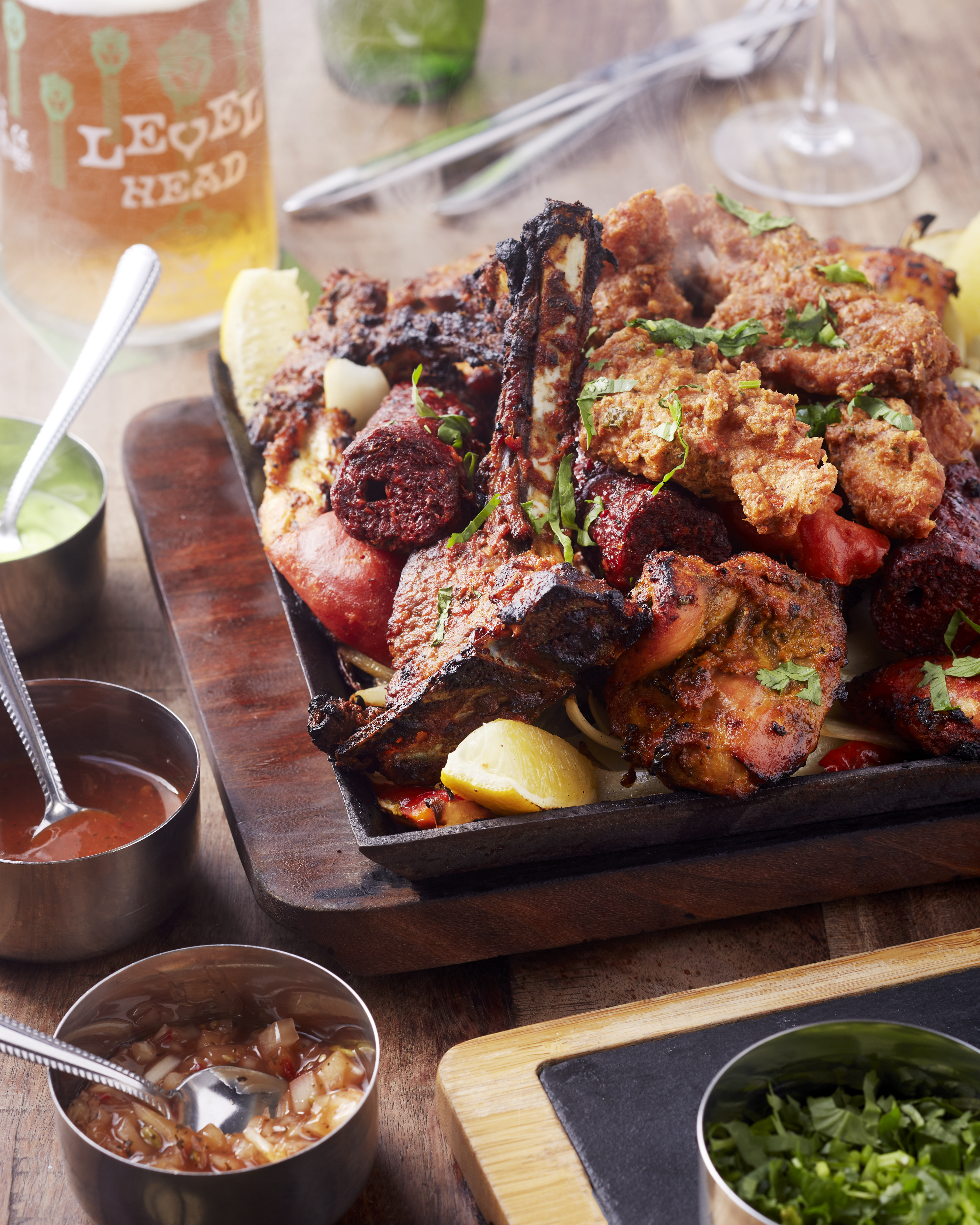 Mega mixed grill at Smokey Barrels
